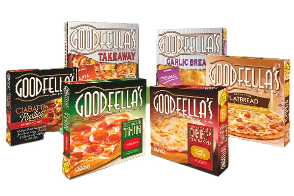 Pizza in folding boxes